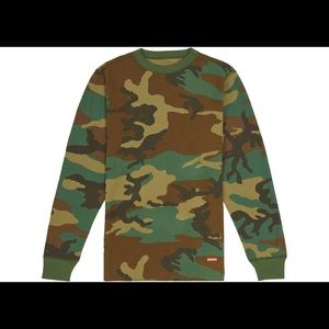 Supreme Hanes Camo Crewneck